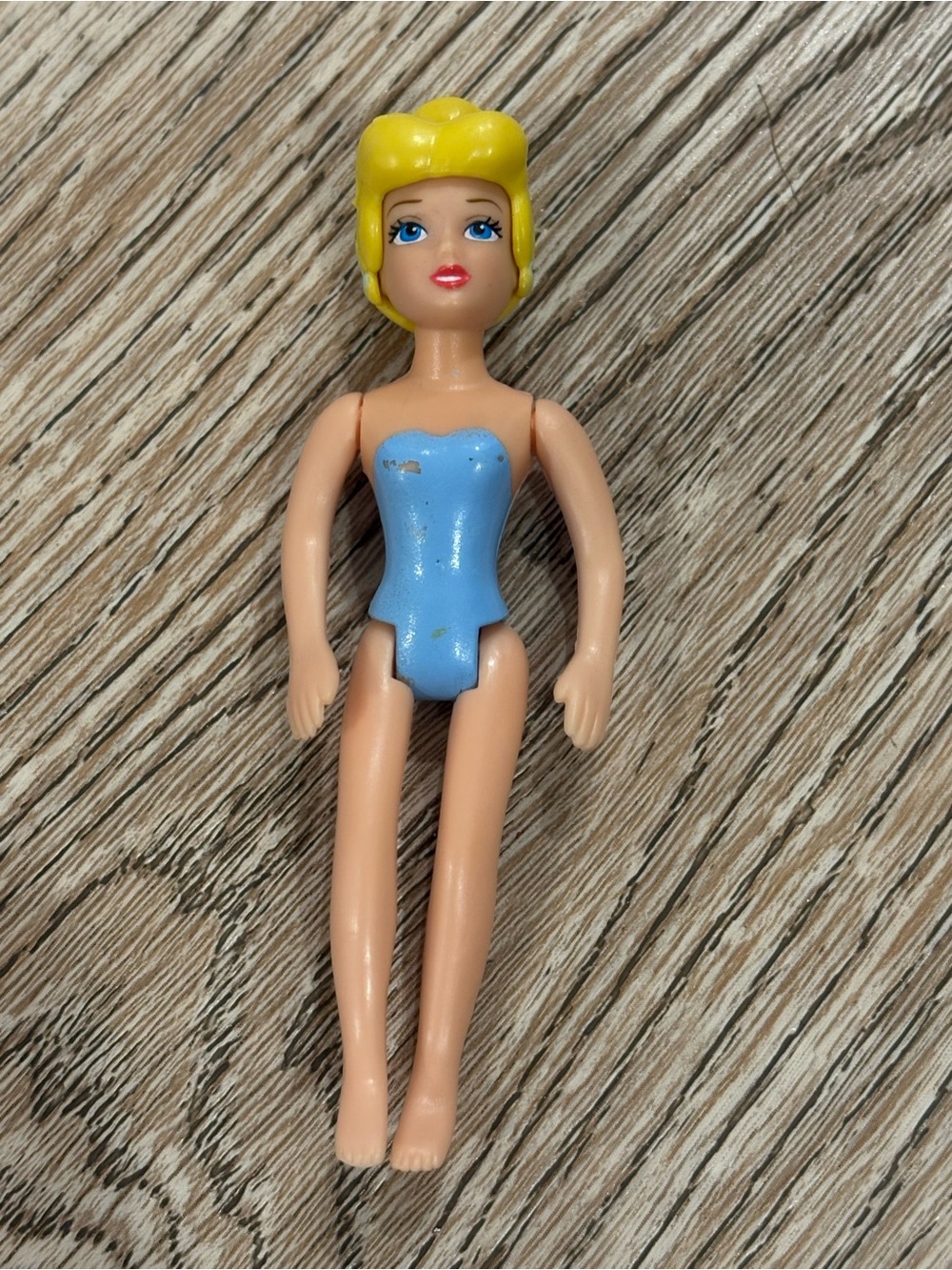 Polly Pocket Disney‎ Cinderella Mini Doll Figure Replacement Blue Mattel 2509